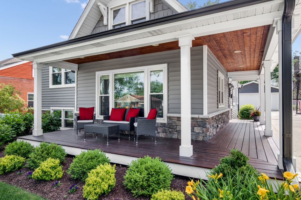 Porch Pillar Repair in Grosse Pointe