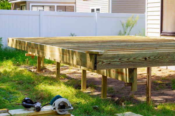 Elevated Deck Installation in Grosse Pointe