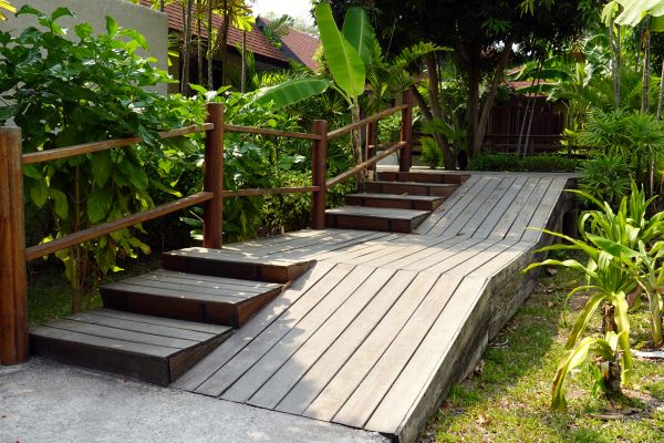 Wood Ramp Installation in Grosse Pointe
